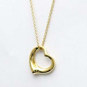 TIFFANY Authentic 18k Gold Heart Necklace